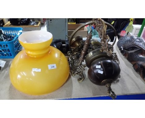 OIL LAMP STYLE ELECTRIC LIGHT FITTING