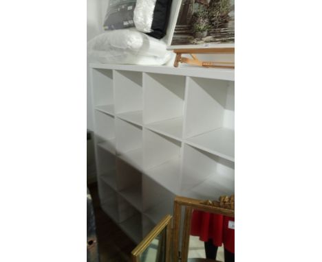 4 BY 4 CUBE SHELF UNIT