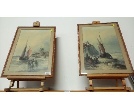 1 PAIR VINTAGE PRINTS ' DUTCH SCENES '