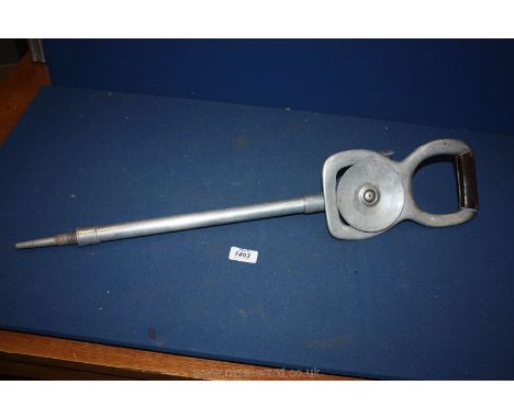 A shooting stick 