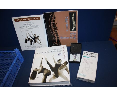 A Fundamentals of Anatomy & Physiology, an Applications Manual & an Atlas of the Human Body all by F H Martini T/W a Nurse's 