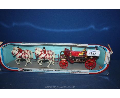 A Corgi Silver Jubilee State Landau in original box.