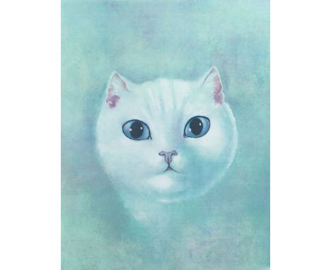 Leonor Fini (1907-1996) The Cat. Lithograph 54/250 and signed in pencil. De Kat. Lithograph 54/250 en gesigneerd in potlood. 