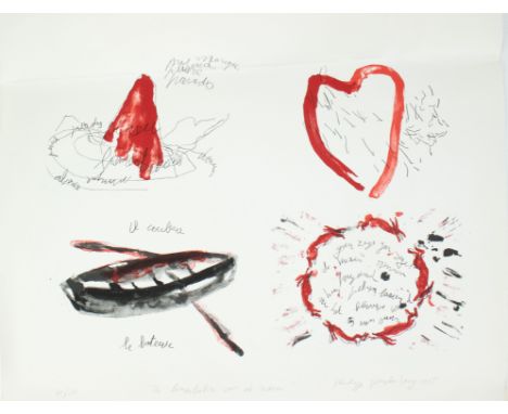 Philippe Vandenberg (1952-2009) 'De lamentaties van de roeier', 1995. Lithograph 41/150. Signed in pencil. 'De lamentaties va