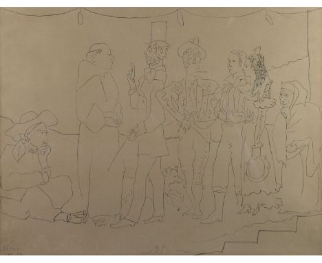 Pablo PICASSO (1881-1973) Lithograph 42/50. Signed and dated 17/2/54. Lithografie 42/50. Gesigneerd en gedateerd 17/2/54. 49 