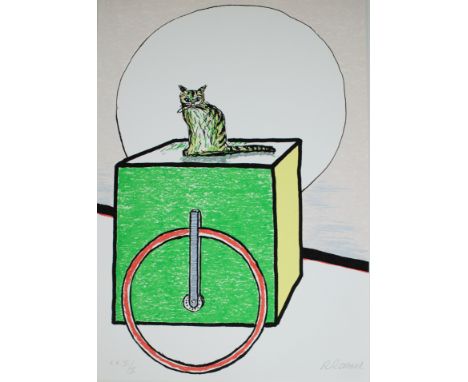 Roger Raveel (1921-2013) Lithograph Felix Vulgaris 6 (2010). Signed in pencil. Numbered E.A. VI/X. Lithografie Felix Vulgaris