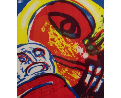 Bengt Lindström (1925-2008) Lithograph 195/300. Signed in pencil. Lithografie 195/300. Gesigneerd in potlood. 26 x 22.5 cm