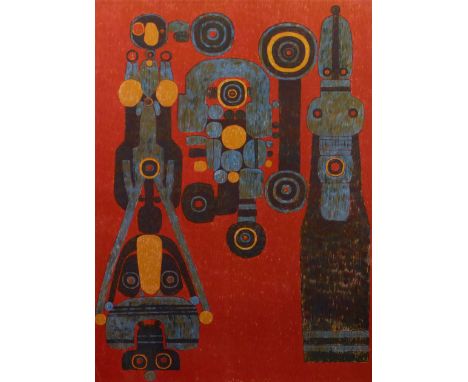 Pierre COURTIN (1921-2012) Lithograph 96/100. Signed in pencil. Litho 96/100. Gesigneerd in potlood. 78 x 56.5 cm