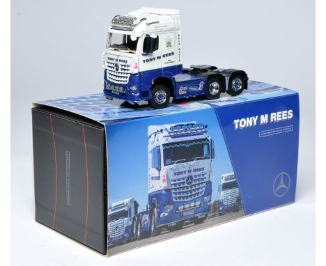 IMC 1/50 diecast model truck issue comprising Mercedes Benz Arocs Streamspace in the livery of Tony Rees. Looks to be without