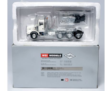 WSI 1/50 diecast model truck issue comprising Kenworth T800 8x4, looks to be without signs of notable fault in original box. 