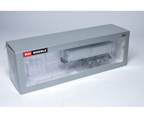 WSI 1/50 diecast model truck issue comprising 3 Axle Tipper Trailer. Looks to be without obvious signs of notable faults in o