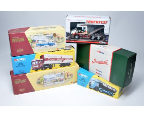 Corgi 1/50 diecast model truck issues comprising six various releases including Truckfest Scania T (Wayne Catt) plus Scammell