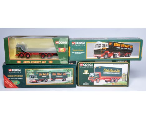 Corgi 1/50 diecast model truck issues comprising four various Eddie Stobart Issues. Looks to be very good / excellent in boxe