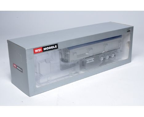 WSI 1/50 diecast model truck issue comprising 3 Axle Tipper Trailer. Looks to be without obvious signs of notable faults in o