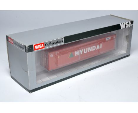 WSI 1/50 diecast model truck issue comprising Hyundai 45ft container. Looks to be without obvious signs of notable faults in 