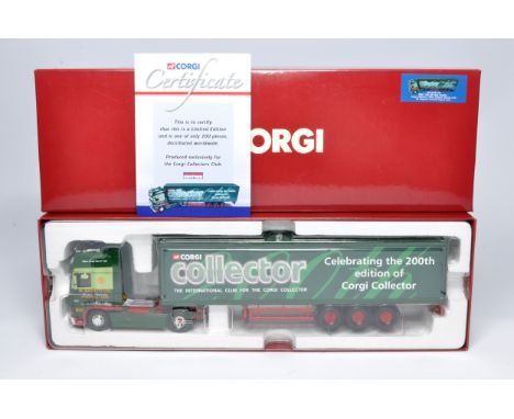 Corgi 1/50 diecast model truck issue comprising No. CC14101/A DAF Box Trailer 200th issue Corgi Collector. Limited Edition of