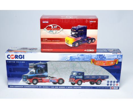 Corgi 1/50 diecast model truck issues x 2 comprising liveries of Stan Robinson and Coles. As shown but look good to very good
