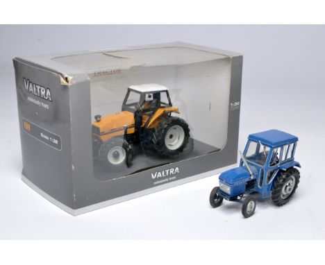Scaledown Models 1/32 factory built Leyland Tractor (white metal). Attention required hence spares or repairs. Plus custom Bu