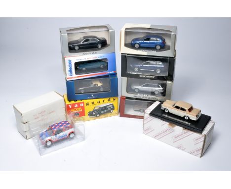 A group of ten Corgi (and other makers) 1/43 diecast model car issues including collector club limited editions and other com