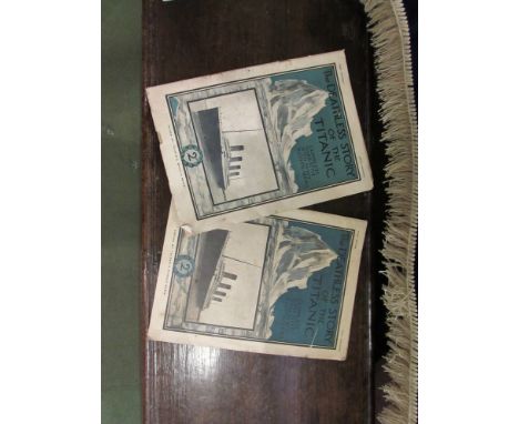 THE DEATHLESS STORY OF THE TITANIC: First edition and Third edition (2)