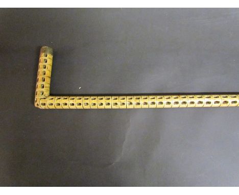 A vertebrae walking stick, 89cm long