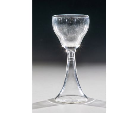 Seltenes Trinkglas aus dem Gläsersatz G 110 Richard Riemerschmid (Entwurf), Krystallglasfabrik Benedikt von Poschinger, Oberz