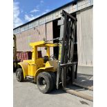HYSTER H165H LPG FORKLIFT, 14,000 LB CAPACITY, 6' FORKS, 2-STAGE MAST, SOLID TIRES, APPROX. 7132