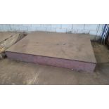 A&D PALLET SCALE, 7' X 5' PLATFORM, W/ MODEL AD-4321 DRO