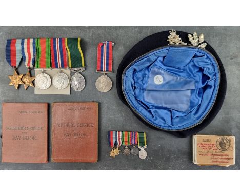 Medals: a WWII group of five, to: 916996 B.Q.M.S George Reginald Elsey, R.A, comprising: 1939-45 Star, France and Germany Sta