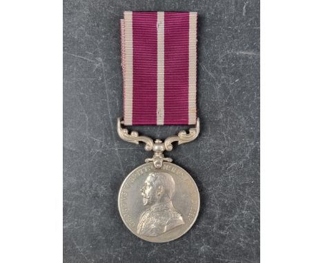 Medals: a George V Army Meritorious Service Medal, to: 24764 Sjt H. Garside, 49/M.G.C. 