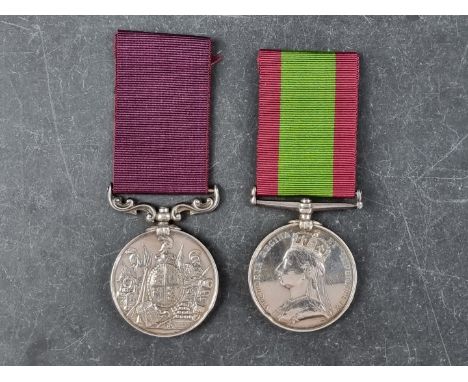 Medals: a Victorian pair, comprising: Army Long Service and Good Conduct Medal, 2nd type; and Afghanistan Medal 1881, to: 820