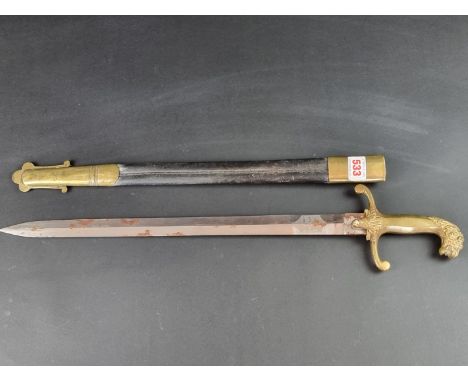 An early 19th century pre-regulation bandsman's dagger and scabbard, by Spencer &amp; Co, Great Queen Street, London, having 