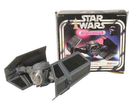 Star Wars - original vintage 1977 Palitoy made action figure playset ' Darth Vader TIE Fighter '. 100% complete, including bo