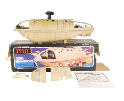 Star Wars - an original vintage 1982 Palitoy made action figure playset ' Rebel Transport Vehicle '. Near complete, missing j