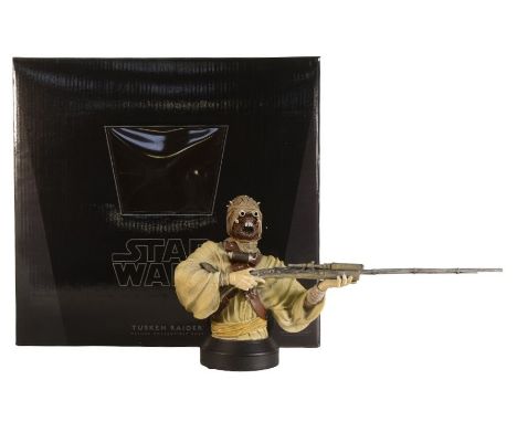 Star Wars - Gentle Giant - original limited edition 'Collectible Mini Bust' of Tusken Raider. No. 2998/5000 made. Appears min