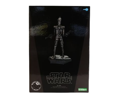 Star Wars - ArtFX - 2007 ArtFX made Japanese import 1/7 scale pre-painted model kit of IG-88 from the Bounty Hunter Series. H
