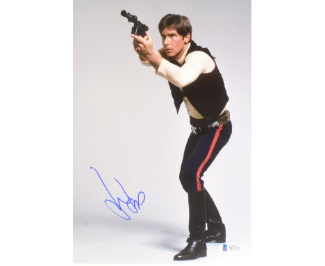 Star Wars - Harrison Ford (Han Solo) - original autographed 8x12" signed photograph of Ford as Han Solo in the franchise. Sig