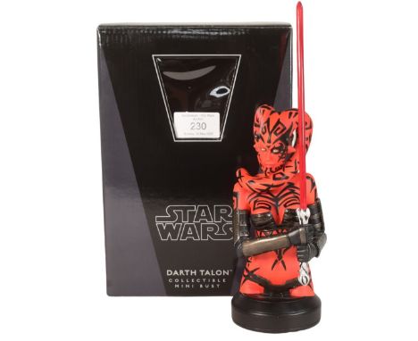 Star Wars - Gentle Giant - 2010 Gentle Giant made limited edition Collectible Mini Bust of Darth Talon. No. 2726/3850. Appear