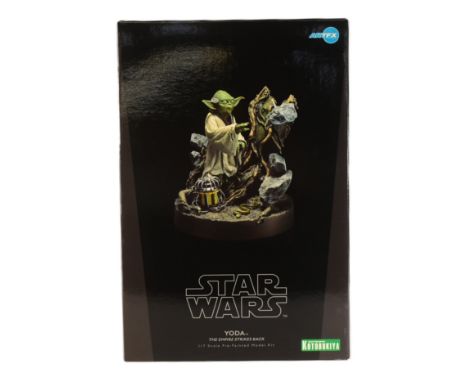 Star Wars - ArtFX - 2012 ArtFX made Japanese import 1/7 scale pre-painted model kit of Yoda from The Empire Strikes Back seri