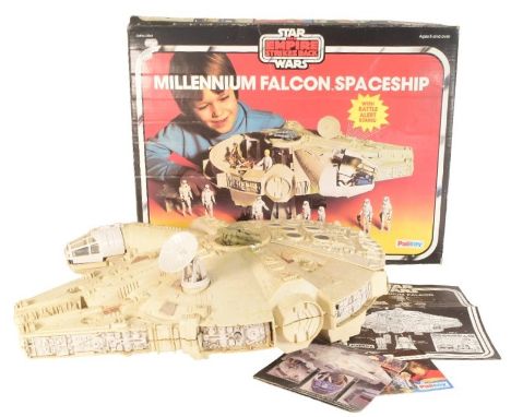 Star Wars – Stephen Merchant’s collection - an original vintage 1980 Palitoy made action figure playset 'Millennium Falcon Sp