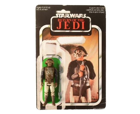 Star Wars - Stephen Merchant's collection - an original vintage 1983 Palitoy made action figure 'Lando Calrissian (Skiff Guar
