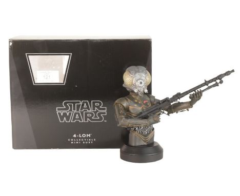 Star Wars - Gentle Giant - 2009 Gentle Giant made limited edition Collectible Bust of 4-LOM. No.650/2000. Appears undisplayed