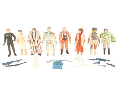 Star Wars – Stephen Merchant’s collection - a collection of x8 original vintage Kenner / Palitoy made Star Wars action figure