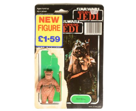 Star Wars - an original vintage 1984 Kenner made Star Wars ' The Power Of The Force ' series Last 17 action figure ' Romba '.