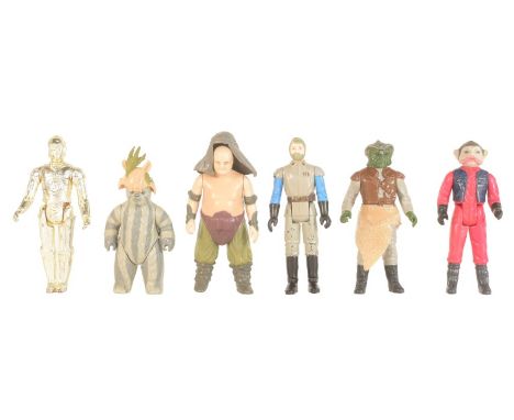 Star Wars – Stephen Merchant’s collection - a collection of x6 original vintage Kenner / Palitoy made Star Wars action figure