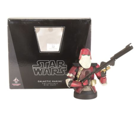 Star Wars - Gentle Giant - 2008 Gentle Giant made limited edition Collectible Mini Bust of Galactic Marine. No. 2721/3000. Ap