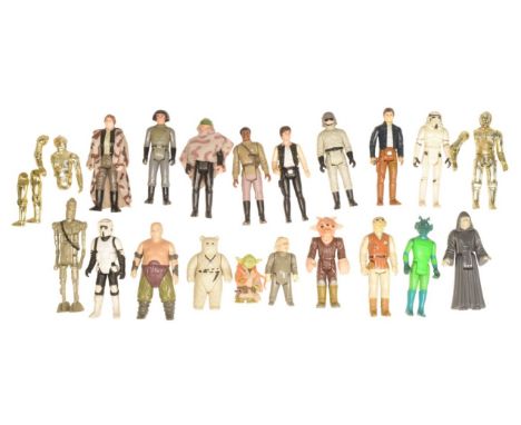 Star Wars - a collection of x20 original vintage Kenner / Palitoy made Star Wars action figures. Includes: Greedo, Stormtroop