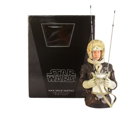 Star Wars - Gentle Giant - original limited edition 'Collectible Mini Bust' of Han Solo (Hoth). No. 1056/2200 made. Appears m
