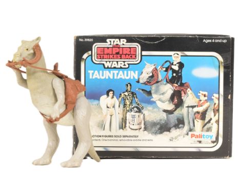 Star Wars - an original vintage 1980 Palitoy made boxed action figure playset ' Tauntaun '. Solid belly version. Complete wit