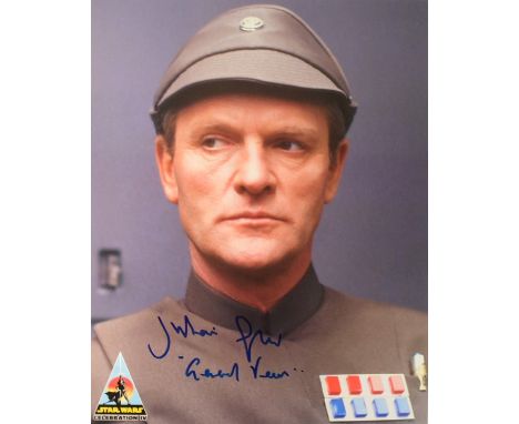 Star Wars - Julian Glover (General Veers) - autographed 8x10" Official Pix colour photograph from Celebration IV. Signed neat